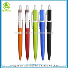 Factory direct pushing type frosted finished plastic gift ball pen